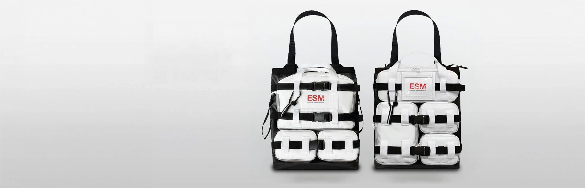 Two ESM Active Model modular bags